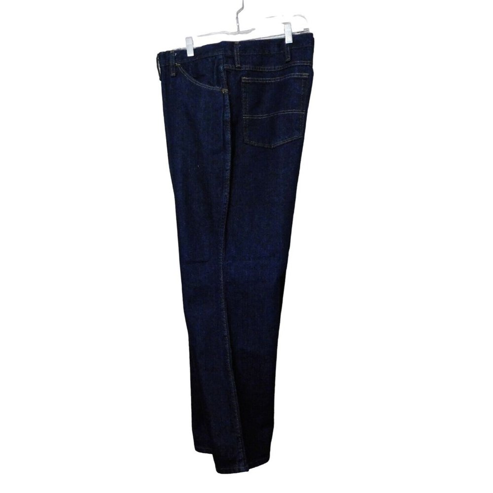 Red Kap Jeans 48x30 Actual L 29 Dark Blue Denim 100% Cotton - Picture 2 of 9